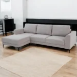 salon de coin Kamra en gris