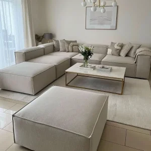 Salon avec pouf Cristallo modèle 2025-2026