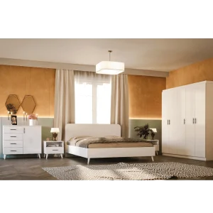 Chambre à coucher Modèle SOLANEL, fabriqué en mdf stratifié