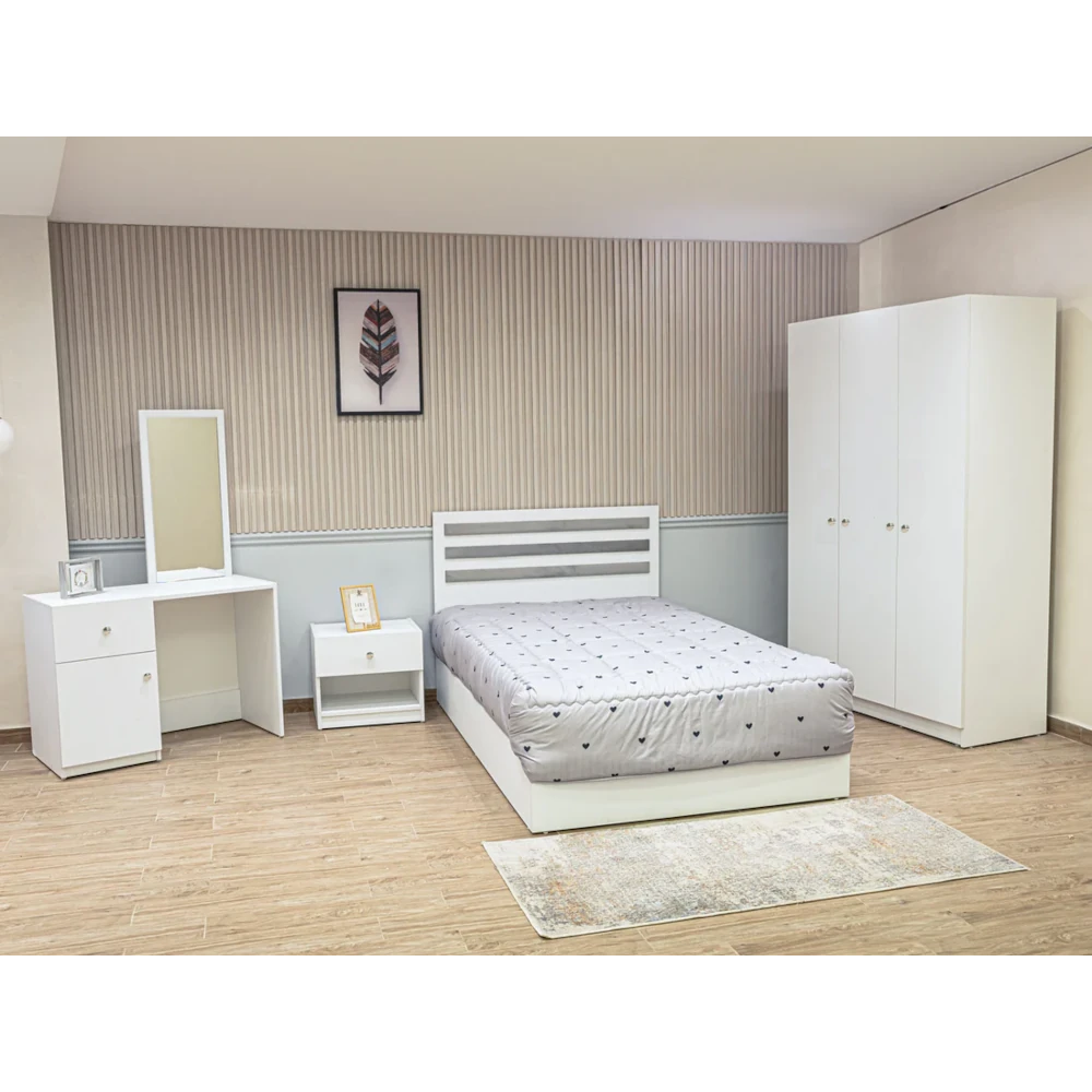 chambre-a-coucher-adulte-enfant-1-personne-bialy chambre à coucher single Lunaire meilleur prix en Tunisie