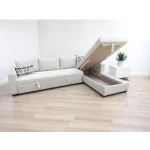 Canapé lit avec coffre Liliane de dimension spacieuse 280x200cm